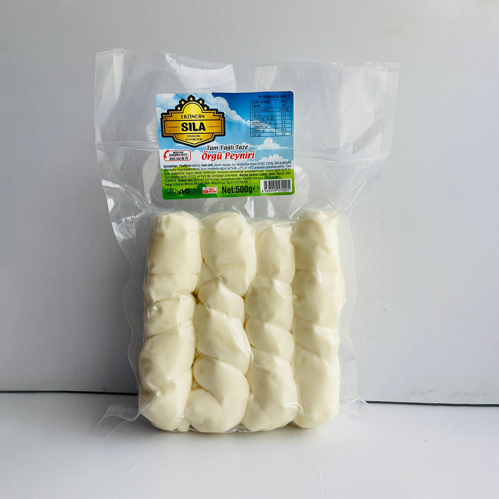 Tam Yağlı Az Tuzlu Örgü Peyniri 1 kg